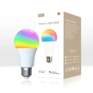 WiFi Smart LED Light Bulb Dimmable Lamp 14W RGB E27 Color Changeable 2700K-6500K Work with Alexa Google Home