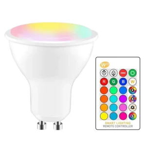 WiFi Tuya DMX SMD Smart GU10 3W 5W 7W LED Par Spot Light Bulb, 3000K