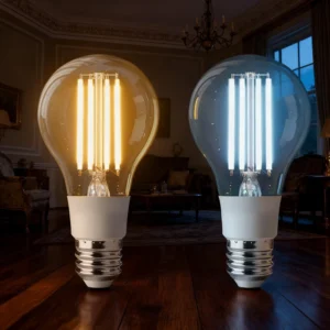 WiFi Tuya Smart AC E27 LED Light Voice App Remote Control Adjustable Color Temperature Brightness Filament Bulb Plastic