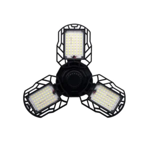 Wide Pressure Smart Sensor Fan Blade Bulb Lamp Constant Bulb LED Folding Garage Light