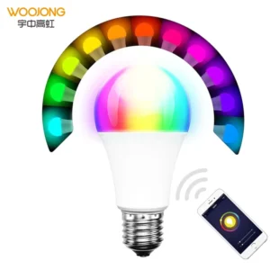 Wifif RGB Intelligent Dimmable LED Bulb Smart Bluetooth Magic Light A60 7W 9W E27 High Quality Energy Saving for Home