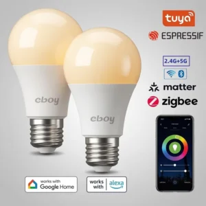 Wireless APP Smart LED Bulb RGB Colorful Decorative Indoor Holiday Mood Lighting Solution Home RGBW LED Lamp Voice Activated