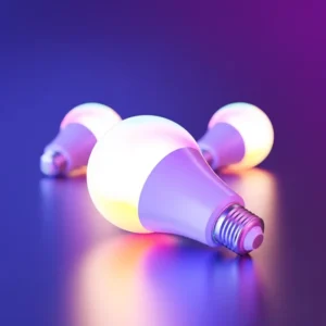 Wireless RGB Multicolor Dimmable WiFi App Smart Bulb with Remote Control