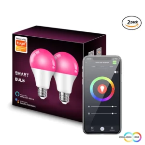Wireless RGB Multicolor Dimmable Wifi App Smart Bulb with Remote Control