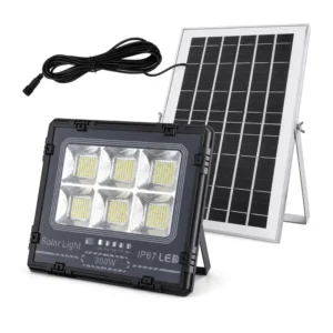 XG T53 300W Rechargeable LED Solar Flood Light IP67 Waterproof Silicone Body 6V 10000mAh Remote Control Dimmable Warm White
