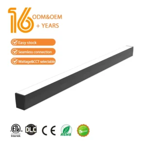Xtruded Aluminum Hexagon Profile Anti-Glaring Pendant LED Linear Strip Light IP44