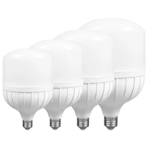 Zhongshan Factory T Series LED Bulb 6500K with E40 Base T70 T80 T100 10W 60W Variants