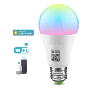 Zigbee HomeKit WiFi Smart Lighting A19 E26 E27 Base Wireless 100-265V 9W RGB LED Bulb