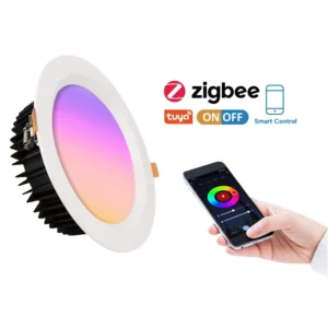 Zigbee Smart LED Recessed Downlight SMD 7W 12W 20W 30W 3CCT RGB RGBWW App Control Wireless Downlights