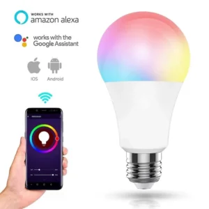 Zigbee WIFI LED Bulb RGB White Multi Color Changing Smart for Amazon Alexa Voice Phone App Control E27 Base Type
